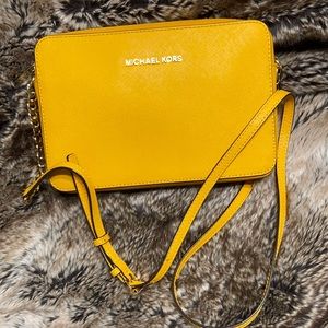 Michael Kors Mustard Yellow Crossbody